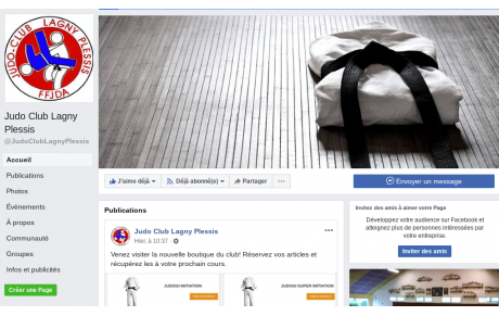 Le Facebook,Instagram et Snap du club